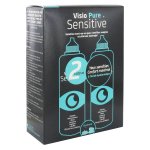 Visio pure sensitive solution lentilles de contact souples lot 2 x 100ml