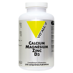 Vit'all + calcium magnsium zinc bisglycinate vitamine d3 - 250 comprims