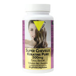 Vit'all + super cheveux kratine pure 500mg 50 glules vgtales