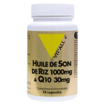 Vit'all + huile de son de riz 1000mg & q10 30mg 30 capsules