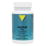Vit'all + lactase pure tolerase� l 4500 fcc 60 g�lules v�g�tales