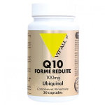 Vit'all + q10 forme réduite ubiquinol 100mg 30 capsules Vit'all + q10 forme réduite ubiquinol 100mg 30 capsules