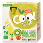Vitabio cool fruits gourde poire kiwi acrola bio lot de 4 x 90g