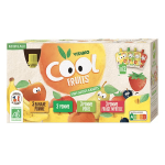 Vitabio cool fruits multiparfums 4 recettes gourdes de 12 x90g