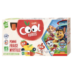Vitabio cool fruits la pat? patrouille pomme fraise myrtille bio 12 x 90g