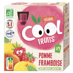 Vitabio cool fruits pomme framboise acrola bio 4 x 90g