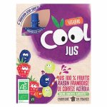 Vitabio cool jus raisin framboise acrola bio lot de 4 x 105ml
