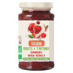 Vitabio fruits � tartiner aux superfruits cranberry fraise ac�rola bio 290g