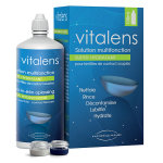 Vitalens solution nettoyante multifonction lentilles souples 100ml