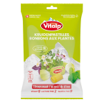 Vitalp - bonbons aux plantes sans sucre - mélisse et citron 75g Vitalp - bonbons aux plantes sans sucre - mélisse et citron 75g