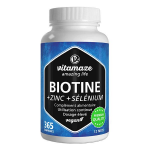 Vitamaze biotine 10mg + zinc + sélénium 365 comprimés Vitamaze biotine 10mg + zinc + sélénium 365 comprimés