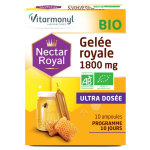 Vitarmonyl nectar royal gelée royale bio 10 ampoules Vitarmonyl nectar royal gelée royale bio 10 ampoules