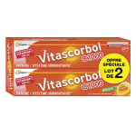 Vitascorbol vitamine c 1000 mg - got orange presse - 2x 20 comprims effervescents