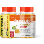Vitascorbol gommes complment alimentaire vitamine c 1000 mg vitalit 2x30 gommes