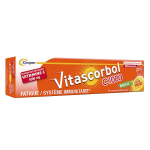 Vitascorbol vitamine c 1000 mg - goût orange pressée - 20 comprimés effervescents Vitascorbol vitamine c 1000 mg - goût orange pressée - 20 comprimés effervescents