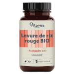 Vitavea les essentiels cholestrol levure de riz rouge et coriandre bio - 30 glules
