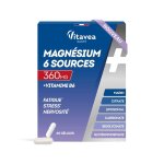 Vitavea magn�sium 6 sources + vitamine b6 fatigue & syst�me nerveux 60 g�lules