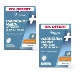 Vitavea magn�sium marin vitamine b6 lot de 2 - 56 comprim�s effervescents saveur orange