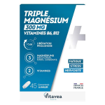 Vitavea triple magnésium 300 mg fatigue, stress et nervosité - 45 comprimés Vitavea triple magnésium 300 mg fatigue, stress et nervosité - 45 comprimés