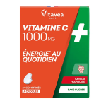 Vitavea vitamine c 1000mg energie 24 comprim�s � croquer saveur framboise
