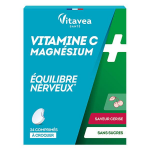Vitavea vitamine c + magn�sium equilibre nerveux 24 comprim�s � croquer