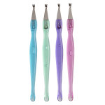 Vitry coupe - peaux couleur tête inox Vitry coupe - peaux couleur tête inox