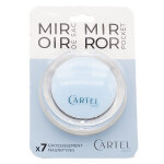 Vitry miroir grossissant de sac rond bleu pastel
