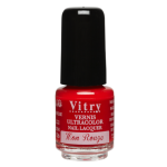 Vitry vernis à ongles n°126 mon rouge 4ml Vitry vernis à ongles n°126 mon rouge 4ml