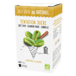 Bien vivre au naturel tentation sucre caf vert chardon marie cannelle bio 40 glules