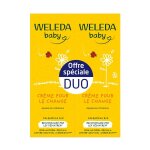 Weleda b�b� calendula cr�me pour le change bio lot de 2 x 75ml