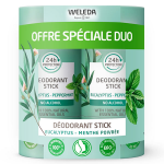 Weleda dodorant stick eucalyptus peppermint lot de 2 x 50 g