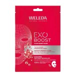 Weleda exo boost glow masque en tissu grenade � peptides de maca 20ml