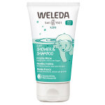 Weleda kids shampooing douche 2 en 1 menthe fraiche 150ml