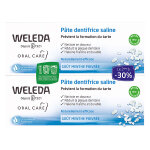 Weleda soin bucco - dentaire pte dentifrice saline lot de 2 x 75ml