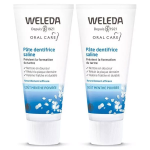 Weleda soin bucco - dentaire pte dentifrice saline lot de 2 x 75ml