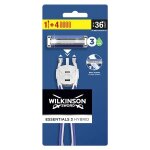 Wilkinson rasoir h essentials 3 hybrid (1 manche + 4 lames)
