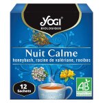 Yogi biologique infusion nuit calme bio 12 sachets Yogi biologique infusion nuit calme bio 12 sachets