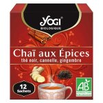 Yogi infusions cha aux pices bio 12 sachets