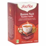 Yogi tea bonne nuit rooibos vanille 17 sachets