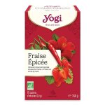 Yogi tea fraise �pic�e 17 sachets