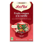 Yogi tea infusion fruits rouges � la vanille 17 sachets