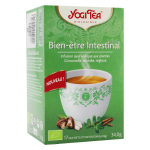 Yogi tea bien - Être intestinal infusion ayurvédique bio 17 sachets Yogi tea bien - Être intestinal infusion ayurvédique bio 17 sachets