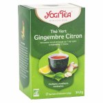 Yogi tea th vert gingembre citron 17 sachets