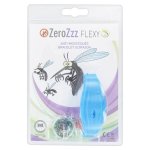 Zerozzz flexy bracelet anti - moustiques  ultrason bleu