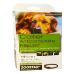 Zoostar collier antiparasitaire rpulsif chien 10  25kg