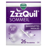 Zzzquil sommeil bandelettes nasales 26 bandelettes