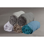 Drap housse blanc 90x200 cm