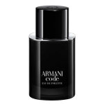 50ml - armani code - eau de toilette rechargeable - armani parfum
