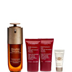Coffret double serum anti age - 3 produits + double serum - 50ml clarins Coffret double serum anti age - 3 produits + double serum - 50ml clarins