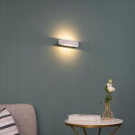 Applique blanche demi - cercle led - attica Applique blanche demi - cercle led - attica